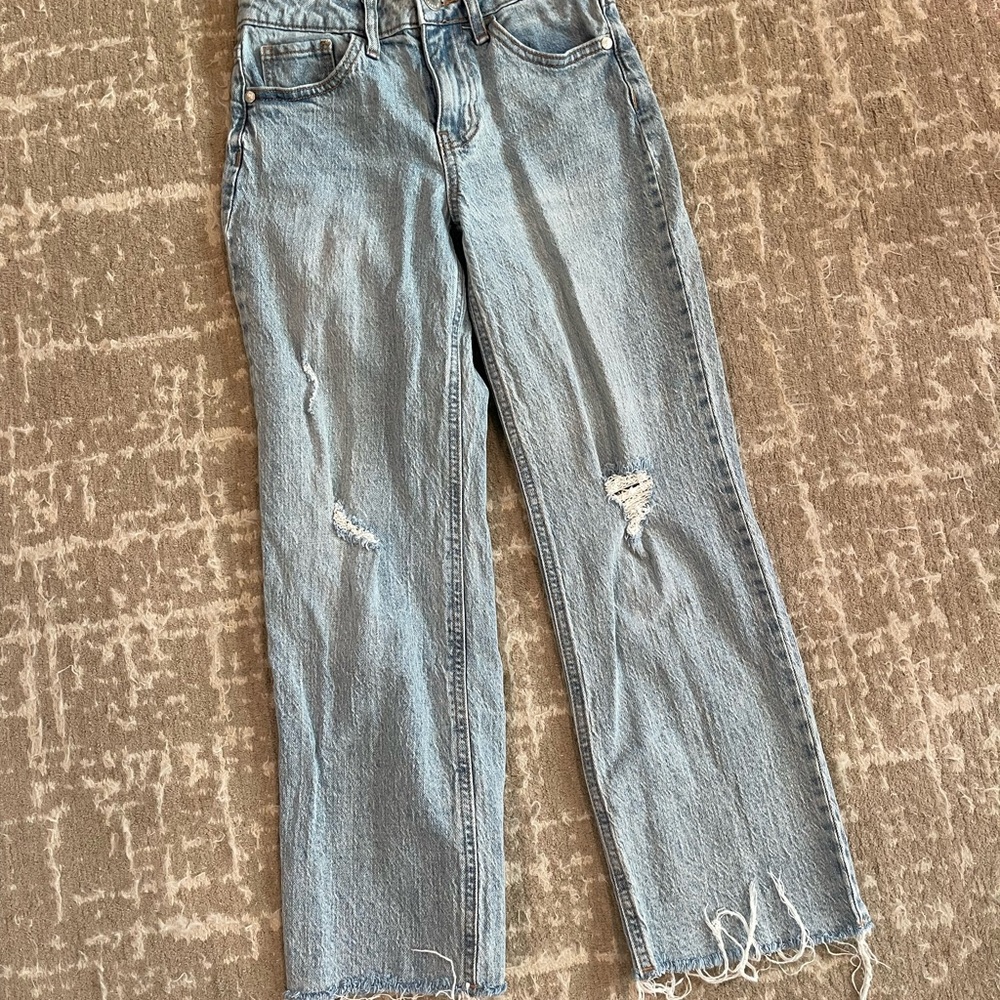 Art Class by Target Light Blue Distressed Kids Jeans